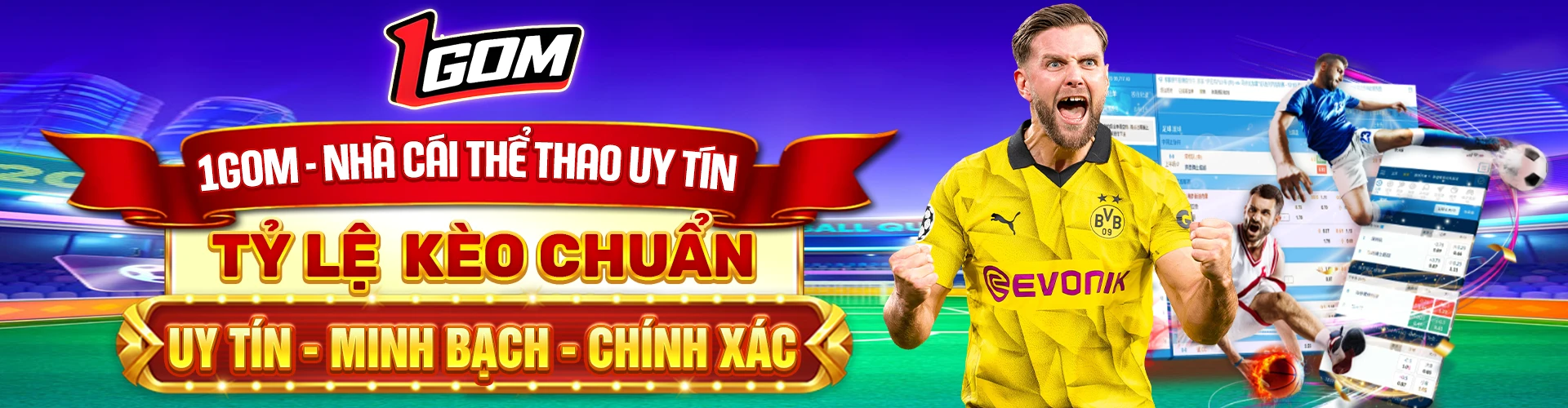 1GOM nhà cái thể thao với tỷ lệ kèo siêu chuẩn